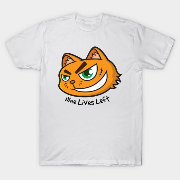 Nine Lives Left T-Shirt by ArkMile